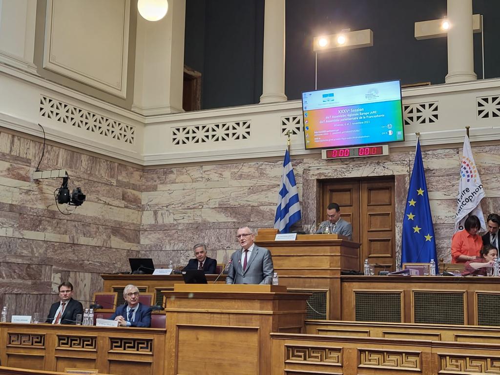 Participarea senatorului Sorin-Mihai Cîmpeanu, președintele Delegației Parlamentului României la Adunarea Parlamentară a Francofoniei, vicepreședinte al Senatului României, la cea de-a 35-a sesiune a Adunării Regionale Europa a Adunării Parlamentare a Francofoniei