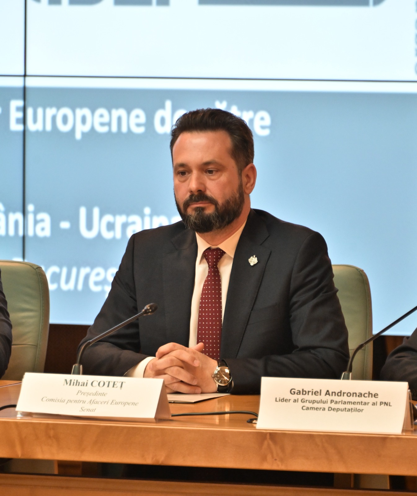 Participarea senatorului Mihai Coteț, președintele Comisiei pentru afaceri europene la Forumul „Impulsionarea absorbției fondurilor europene de către Republica Moldova - Parteneriate  Republica Moldova – România - Ucraina” pentru a susține eforturile de aderare a Republicii Moldova