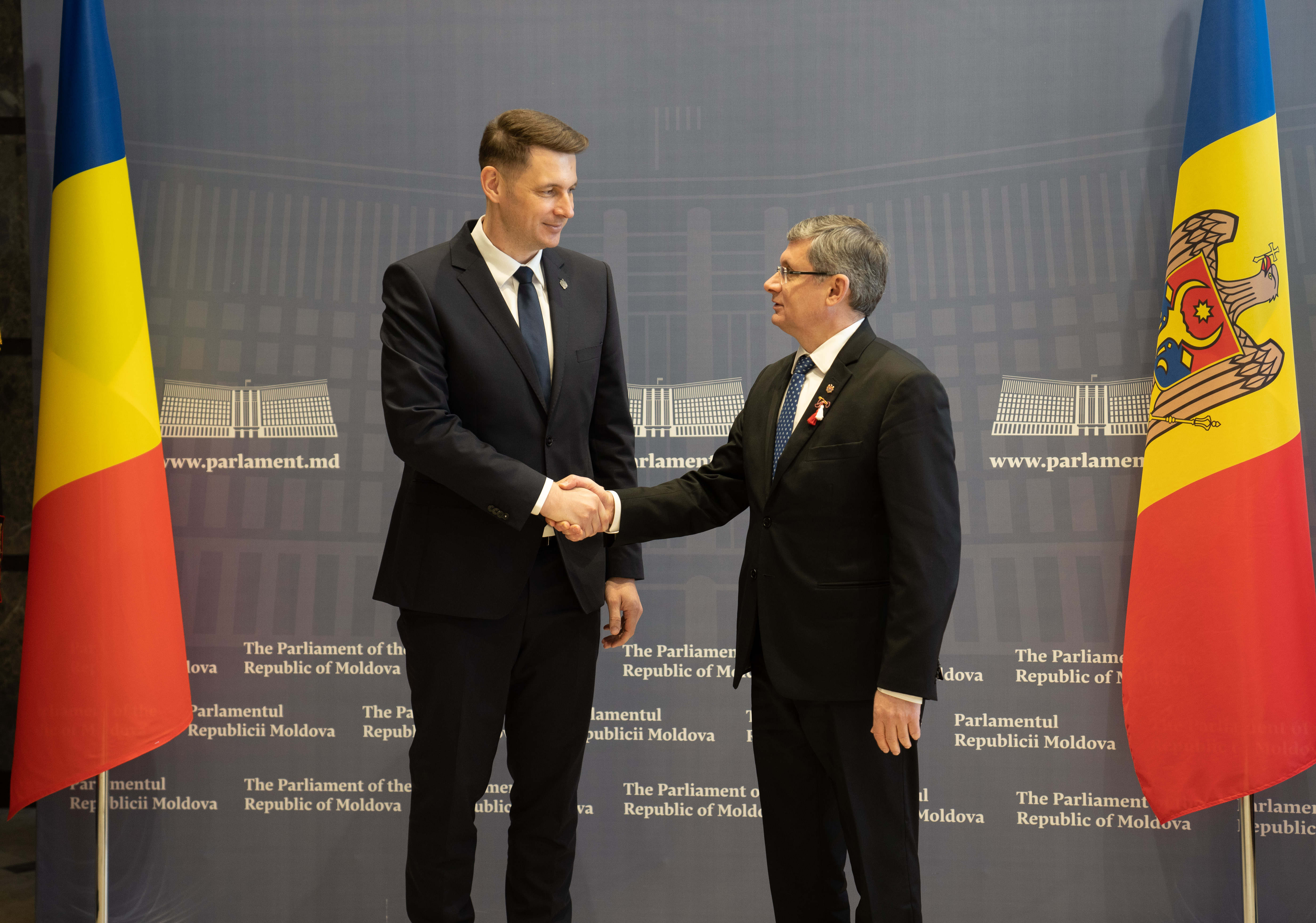  Vizita oficială a președintelui interimar al Senatului, Mircea Abrudean, în Republica Moldova