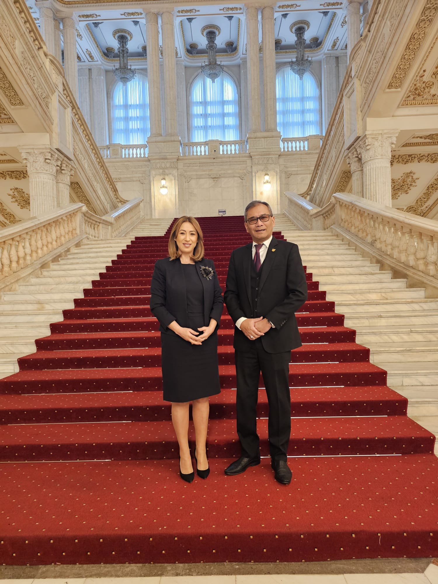 Întrevederea senatoarei Alexandra Presură, președinta Grupului parlamentar de prietenie cu Republica Indonezia din cadrul Parlamentului Romaniei, cu E. S. Meidyatama Suryodiningrat ambasadorul Republicii Indonezia la București
