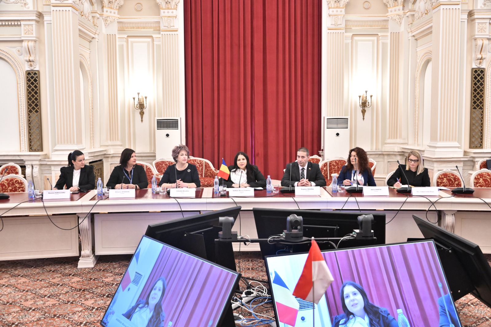Întrevederea membrilor Comisiei pentru buget, finanțe, activitate bugetară și piață de capital a Senatului,  cu o delegație parlamentară indoneziană, condusă de Hasan Basri, președintele Comisiei pentru afaceri interne din cadrul Camerei Reprezentanților Regionali ai Republicii Indonezia