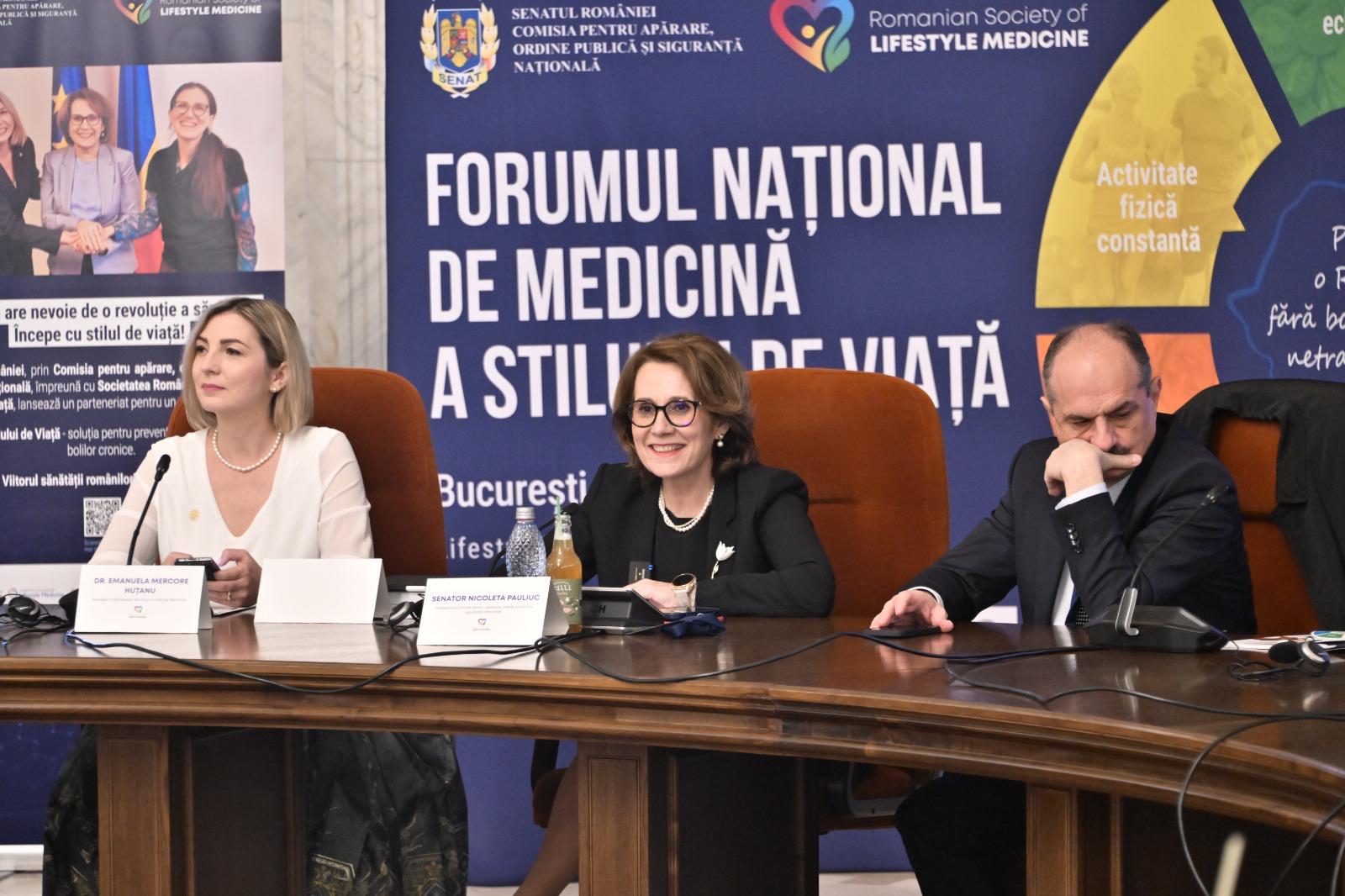 Nicoleta Pauliuc: "Medicina Stilului de Viață este o miză strategică pentru sănătatea și securitatea României" 