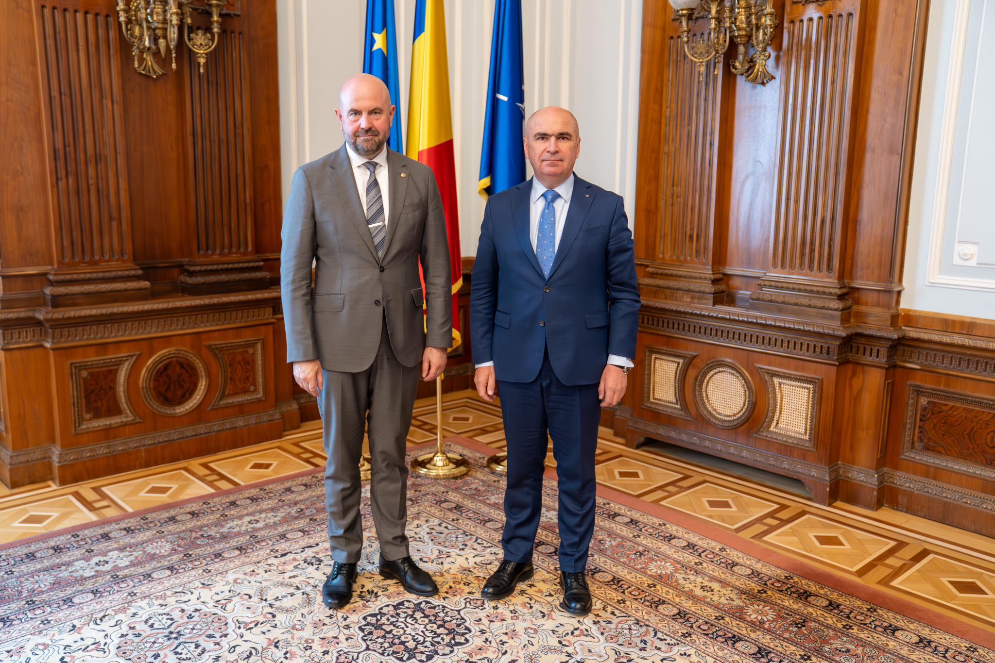 Întrevederea președintelui Senatului, Ilie Bolojan, cu viceprim-ministrul Republicii Moldova, pe tema cooperării transfrontaliere dintre România și Republica Moldova